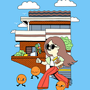 Running with Cheese Balls for Digital Illustration: Use Your Imagination to Create Course. Un progetto di Illustrazione tradizionale e Illustrazione digitale di Christina Luka - 02.01.2023