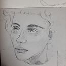 Il mio progetto del corso: Ritratto su blocco da disegno: esplora il volto umano. Un projet de Esquisse , Dessin, Dessin de portrait, Dessin artistique , et Carnet de croquis de Erika Zago - 03.01.2023