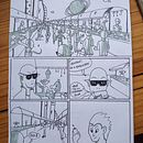 Meu projeto do curso: Storytelling para quadrinhos: explore ação e perspectiva . Comic, Desen în creion, Desen, Stor, telling, Stor, board, Desen digital & Ilustrație cu cerneală de Adriana Machado - 01.01.2023