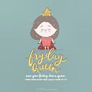 The French Fry Queen. Un projet de Illustration traditionnelle, Illustration numérique, Dessin, Conception de personnages , et Dessin numérique de Michelle Chen - 05.01.2023