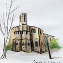My project for course: Expressive Architectural Sketching with Colored Markers. Sketching, Drawing, Architectural Illustration, Sketchbook & Ink Illustration project by Kateryna Sokolova - 01.05.2023