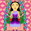 carnaval. Ilustração tradicional, Artesanato, Design de produtos, Ilustração digital, Design têxtil, e Design de papelaria projeto de María de la Cruz Hernández Hidalgo - 05.01.2023