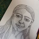Mijn project van de cursus: Creëer lijnportretten met grafiet in je schetsboek. Un progetto di Bozzetti, Disegno, Disegno di ritratti e Sketchbook di mowi - 05.01.2023