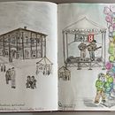 My project for course: Artistic Watercolor Sketching: Dare to Express Your Ideas. Traditional illustration, Sketching, Creativit, Drawing, Watercolor Painting, and Sketchbook project by Carolyn Wainright - 11.27.2022