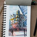 Mi proyecto del curso: Dibujo arquitectónico con acuarela y tinta . % catta_leyton_b tarafından hazırlanan Eskiz çizimi, Çizim, Sulubo, a Resim, Mimari İllüstras, on, Eskiz defteri, Mürekkep İllüstras, Ve onu projesi - 01.01.2023