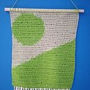 Meu projeto do curso: Intarsia crochê: teça suas tapeçarias. Un projet de St, lisme, Décoration, Art textile, DIY, Crochet , et Design textile de Fernando Acácio Domingues Cazotto - 06.01.2023