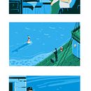 My project for course: Narrative Landscape Illustration with Stencils and Acrylics. Un progetto di Illustrazione tradizionale, Pittura, Pittura acrilica e Narrativa di Mikhail Ushakov - 06.01.2023