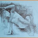 Mi proyecto del curso: Dibujo de la figura humana en movimiento. Artes plásticas, Esboçado, Desenho a lápis, Desenho, e Desenho realista projeto de Esneider Cardona Montoya - 04.01.2023