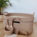 Moseskorb gehäkelt . Un progetto di Uncinetto di Ira Kurowski - 07.01.2023