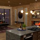 My project for course: Interior Renders with SketchUp and V-Ray Next. Un proyecto de Arquitectura, Arquitectura interior, Arquitectura digital, Visualización arquitectónica, Diseño, 3D, Diseño de interiores, Diseño de iluminación, Modelado 3D e Interiorismo de Ceylan Topbas - 12.02.2023