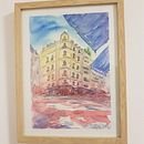 Mein Abschlussprojekt für den Kurs: Architektonische Zeichnung mit Aquarell und Tinte. Un proyecto de Bocetado, Dibujo, Pintura a la acuarela, Ilustración arquitectónica, Sketchbook e Ilustración con tinta de cl_uckermann - 08.01.2023