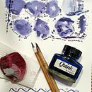 My project for course: Illustrating Nature: A Creative Exploration. Un proyecto de Ilustración tradicional, Pintura, Dibujo, Pintura a la acuarela, Ilustración con tinta e Ilustración naturalista				 de Anikó Gecsei - 08.01.2023