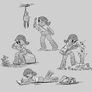 My project for course: Character Design for Animation with Photoshop. Un proyecto de Animación, Diseño de personajes y Animación de personajes de Eva Pfaff - 09.01.2023