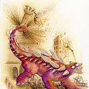 Les Dinos Décongelés. Un proyecto de Ilustración tradicional, Pintura a la acuarela, Ilustración infantil e Ilustración con tinta de Agnès Ernoult - 09.01.2023