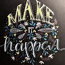 Mein Abschlussprojekt für den Kurs: Einstieg ins Handlettering für inspirierende Zitate . % Sylvie Brucker tarafından hazırlanan Tipografi, Kaligrafi, Harfler, Tipografi Tasarımı, Ve El Yazısı projesi - 01.09.2023