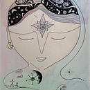 TRANSEÚNTE DE MI ESENCIA. Een project van Traditionele illustratie van Reyes González - 11.11.2022