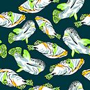 Mi proyecto del curso: Diseño de estampados para superficies textiles con Photoshop. Een project van Traditionele illustratie, Kostuumontwerp, Patroonontwerp,  Modeontwerp y Digitale illustratie van julicellilli - 11.01.2023
