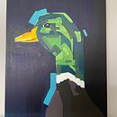 Leonard - Acrylic on Panel. Traditional illustration, Fine Arts, and Painting project by danielleoron - 01.11.2023