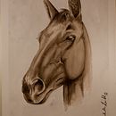 Aquarell Portrait Mirabell 2022 - 24x32cm. Un proyecto de Pintura a la acuarela de michelle_leuchter - 11.01.2023