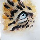 Domestika Kurs - Tierportraits nach Sarah Stokes. Un proyecto de Pintura a la acuarela de michelle_leuchter - 11.01.2023