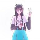 Mi proyecto del curso: Harumi. Y otros dos dibujos xd. Traditional illustration, Character Design, Comic, and Manga project by diazkarina777 - 12.29.2022