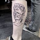 Engraving / Etching Tattoo project. Tattoo Design project by Gerald Haeuslschmid - 01.03.2023