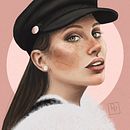 Mi proyecto del curso: Retrato ilustrado con Procreate. Traditional illustration, Vector Illustration, Digital Illustration, and Portrait Drawing project by Raquel Palomino Olivares - 01.11.2023