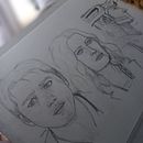 Amores da Ikahjumma. Un projet de Esquisse , Dessin, Dessin de portrait, Dessin artistique , et Carnet de croquis de Starmy Galaxy - 12.01.2023