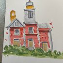 My project for course: Expressive Architectural Sketching with Colored Markers Ein Projekt aus dem Bereich Skizzenentwurf, Zeichnung, Architektonische Illustration, Sketchbook und Illustration mit Tinte von Paulette Koosed - 11.01.2023