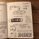 Scars. Un proyecto de Ilustración tradicional, Sketchbook y Escritura de no ficción de Farren McIntosh Laptad - 13.01.2023