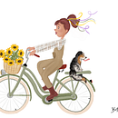 Illustration "Landliebe" 👩🏽‍🌾. Un progetto di Illustrazione tradizionale di Bella - 13.01.2023