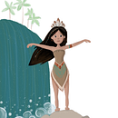 Illustration "MATOAKA" 🪶. Un progetto di Illustrazione tradizionale di Bella - 13.01.2023