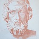 Dibujos a mano en grafito y sanguina - Escuela de dibujo y pintura Luisa Pallarés (Madrid). Un progetto di Disegno a matita, Disegno di ritratti, Disegno con matite colorate, Design e Illustrazione tradizionale di Anabel Ranz Zahonero - 13.01.2023