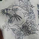 Meu projeto do curso: Tatuagem para principiantes. Tattoo Design project by liviamariade - 01.13.2023