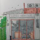 My project for course: Expressive Architectural Sketching with Colored Markers. Esboçado, Desenho, Ilustração arquitetônica, Sketchbook e Ilustração com tinta projeto de Nadzifa Azam - 10.01.2023