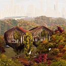 Habit, Habitat, Habitus : Co-living Futures in Central Park. ArchVIZ, Architectural Illustration, and Digital Architecture project by Meissane Kouassi - 01.15.2023