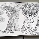 My sketchbook (Daily Sketching for Creative Inspiration course). Ilustração tradicional, Esboçado, Criatividade, Desenho, e Sketchbook projeto de Slawomir Mroz - 15.01.2023