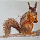 My project for course: Expressive Animal Portraits in Watercolor. Un progetto di Illustrazione tradizionale, Pittura ad acquerello, Disegno realistico e Illustrazione naturalistica di Dawn Stevens - 15.01.2023