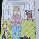 Mein Abschlussprojekt für den Kurs: Das Skizzenbuch als Erkundungsreise: Finde deinen Zeichenstil. Un projet de Illustration traditionnelle, Esquisse , Créativité, Dessin, Aquarelle, Carnet de croquis , et Peinture gouache de Ingrid - 16.01.2023