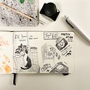 Mein Abschlussprojekt für den Kurs: Illustriertes Tagebuch: Tägliche bewusste Übung. Projekt z dziedziny  Sztuki piękne, Sketching, Kreat, wność,  R, sunek i Sketchbook użytkownika Sophie Rauch - 16.01.2023