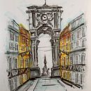 My Portugal Drawings: Expressive Architectural Sketching with Coloured Markers Ein Projekt aus dem Bereich Skizzenentwurf, Zeichnung, Architektonische Illustration, Sketchbook und Illustration mit Tinte von Joe Borges - 12.01.2023