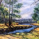 My project for course: Painting Realistic Watercolor Landscapes. Un proyecto de Pintura, Bocetado, Pintura a la acuarela, Ilustración naturalista				 y Bellas Artes de ellensullivan2 - 13.01.2023