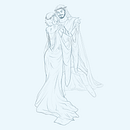 Mi proyecto del curso: Retrato ilustrado con estilo art nouveau. Un projet de Illustration traditionnelle, Beaux Arts, Illustration numérique, Dessin de portrait, Dessin artistique, Dessin numérique , et Peinture numérique de Andrea Gutiérrez Montes de Oca - 15.01.2023