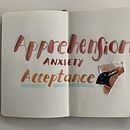 Moving through Apprehension and Anxiety towards Acceptance. Un projet de Beaux Arts, Créativité, Dessin , et Carnet de croquis de Cat Goldenberg - 04.01.2023
