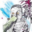 Il mio progetto del corso: Illustrazione con tecniche manuali di tratteggio e dripping. Un progetto di Character design, Belle arti, Pittura, Pittura ad acquerello, Disegno di ritratti e Disegno artistico di Evanna Oliva - 18.01.2023