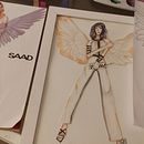 Meu projeto do curso:  Técnicas criativas para ilustração de moda. Een project van Traditionele illustratie y Collage van Carulina De Mesquita Manzi - 19.01.2023