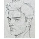 Meu projeto do curso: Caderno de retratos: explore o rosto humano. Projekt z dziedziny Sketching,  R, sunek, Portret,  R, sunek art, st, czn i Sketchbook użytkownika Shirley Oliva - 12.01.2023
