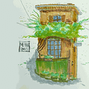 My project for course: Expressive Architectural Sketching with Colored Markers Ein Projekt aus dem Bereich Skizzenentwurf, Zeichnung, Architektonische Illustration, Sketchbook und Illustration mit Tinte von Mary Ann Tomas - 20.01.2023