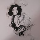 Mon projet du cours : Illustration de personnages de A à Z : visages et silhouettes. Un proyecto de Ilustración tradicional, Diseño de personajes, Dibujo a lápiz y Dibujo de patricia LACANNE - 20.01.2023