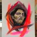 Mi proyecto del curso: Retrato experimental: fusiona óleo, acrílico y pintura en spray . Un projet de Beaux Arts, Peinture, Peinture acr, lique , et Peinture à l'huile de Fernanda González - 20.01.2023